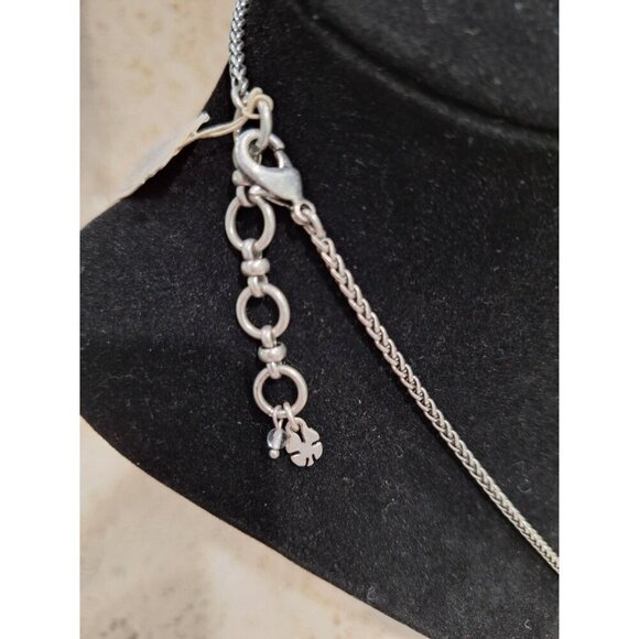 New-Lucky Brand Two-Tone Owl Pendant Necklace With Charms - Picture 5 of 8